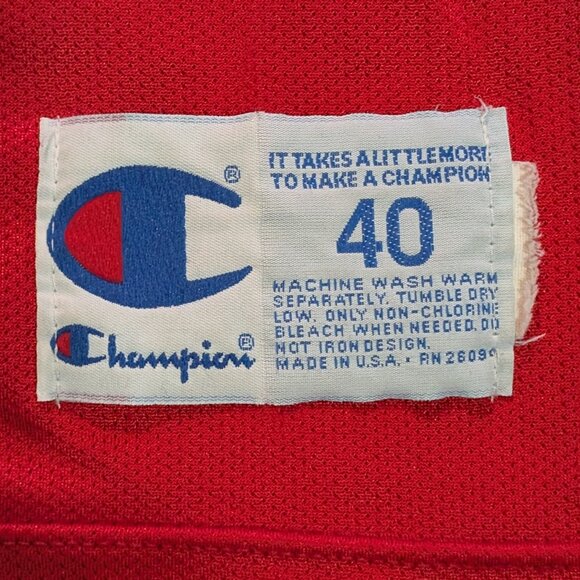 Vintage 91-92 Michael Jordan Chicago Bulls Champion Jersey Made in USA - Size M - Picture 2 of 4